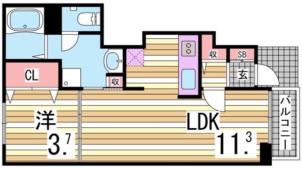 有馬温泉駅 徒歩10分 1階の物件間取画像